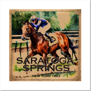 Historical Saratoga Springs Posters and Art